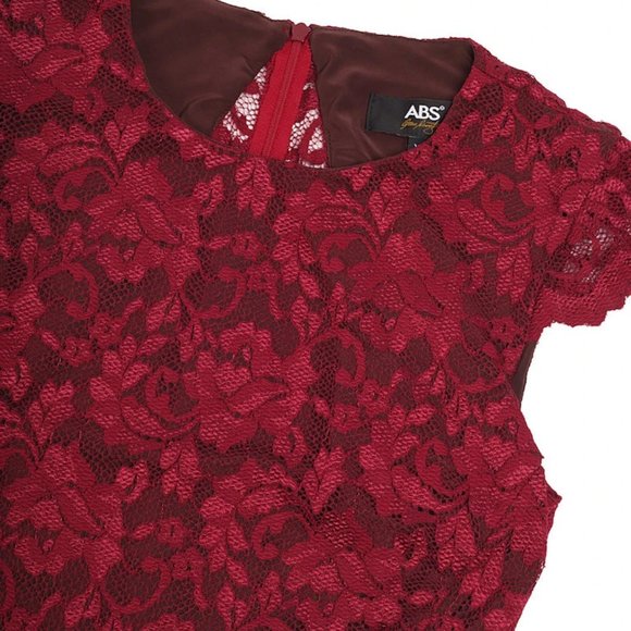 ABS By Allen Schwartz NEW Burgandy Women Stretch - Picture 3 of 5